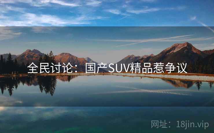 全民讨论：国产SUV精品惹争议